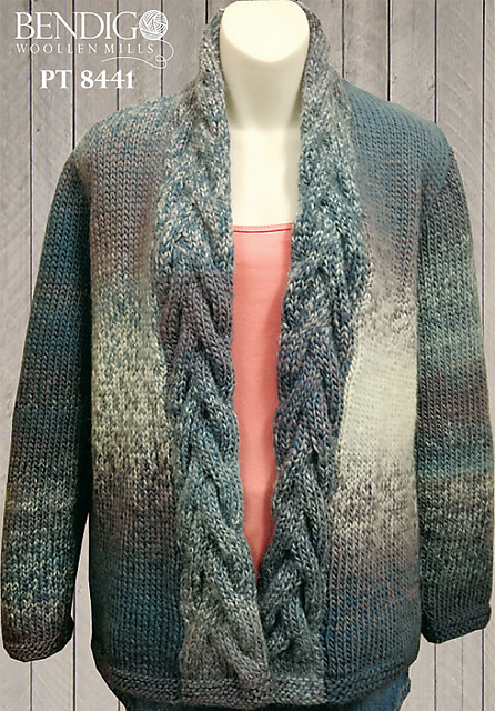 PT 8441 - Cabled Edge Jacket