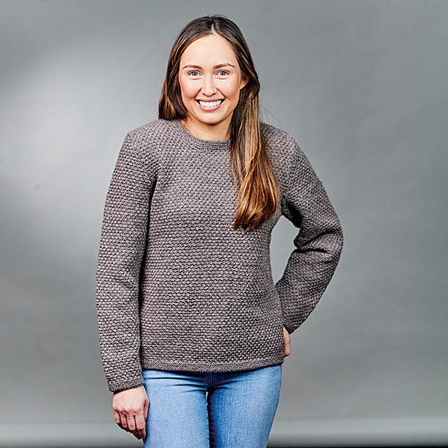 PT8578 - Jumper With Easy Textured Pattern