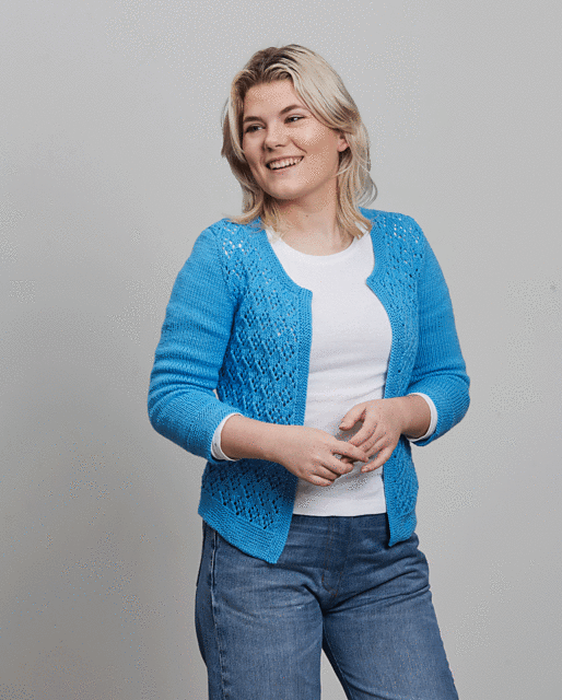 PT8595 - 3/4 Sleeve Lace Front Cardi