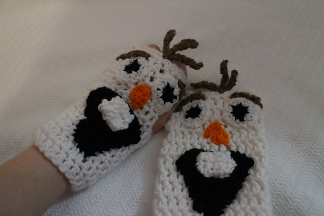 Olaf Finger-less Gloves