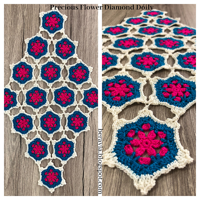 Precious Flower Diamond Doily