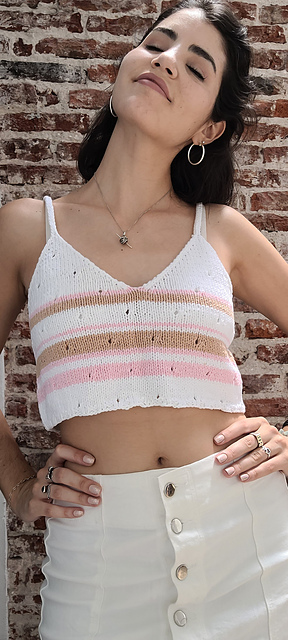 Streaked Top Tricot