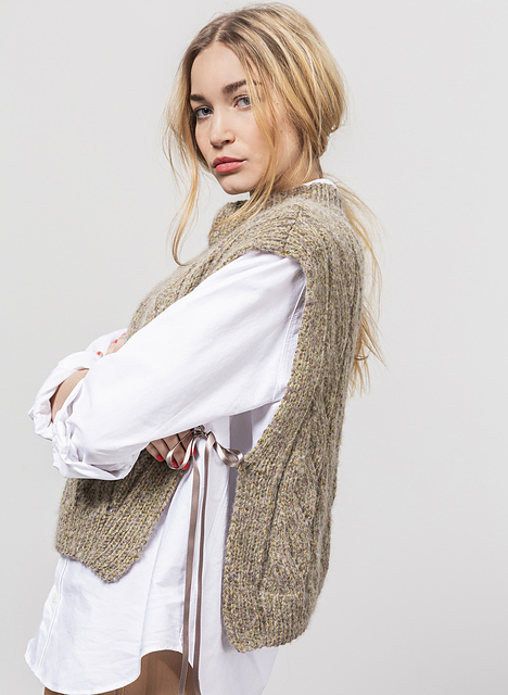 Sur pull à torsades Léonie - M6215
