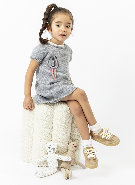 Robe brodée manches courtes Bileaa - M6265