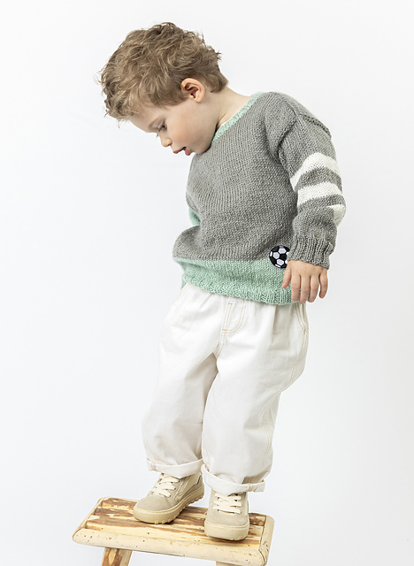 Pull tricolore Ivon - M6266