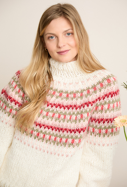 Pull jacquard circulaire M6723