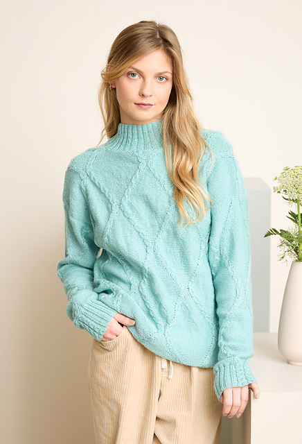 Pull fin torsades M6715