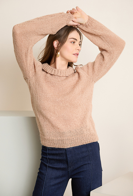 Pull col volant M6730