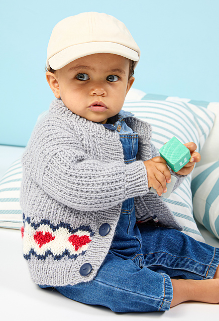 Gilet jacquard M6747