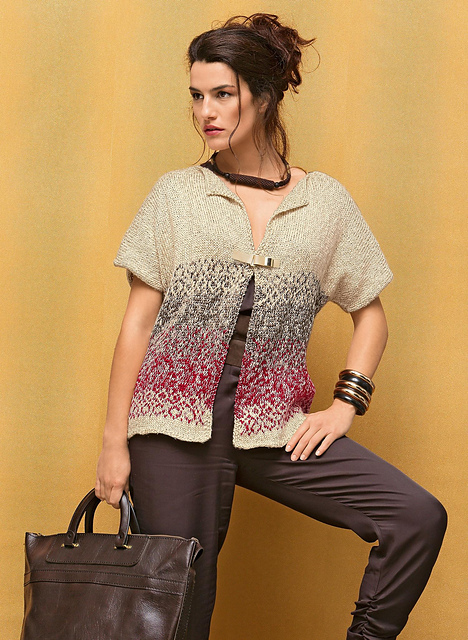 25 Gilet jacquard