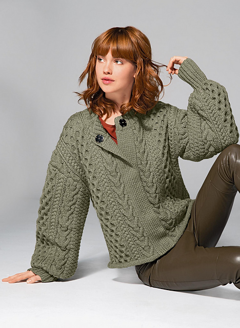 112 Veste Torsade - Cabled Jacket
