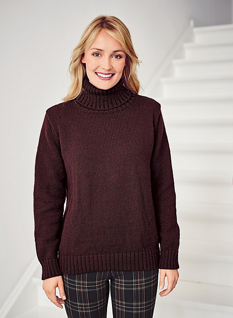 02 Pull col roulé - M0021