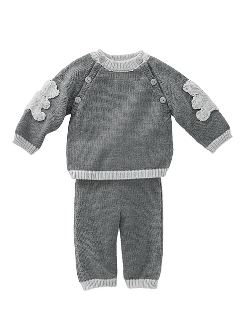 02 Pull à coudières et Pantalon