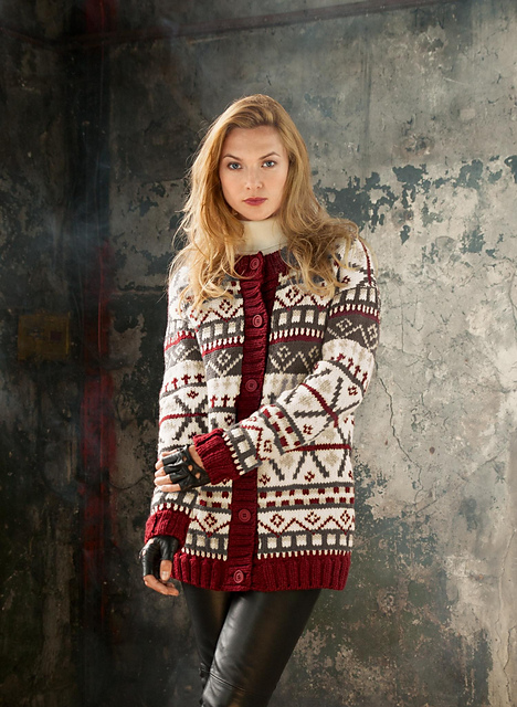 14 Veste jacquard - M0127
