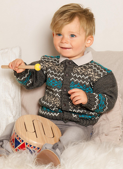 26 Gilet jacquard - M0139