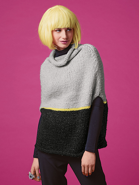 168 Pull Cape Pullover