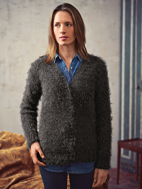 159 V-Neck Cardi/Gilet Col V
