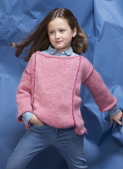 n°08 Pull enfant col bateau - M0374