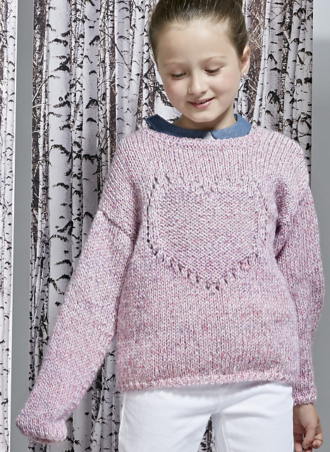 n°07 Pull cœur ajouré - M0400