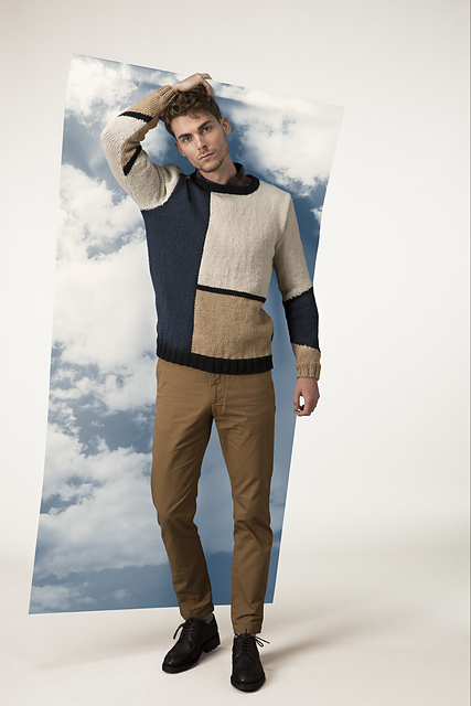 n°14 Pull jacquard col rond - M0800