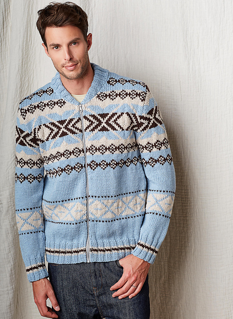Blouson jacquard zippé - M1682
