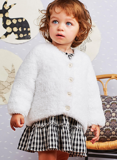 Gilet peluche col V - M1713