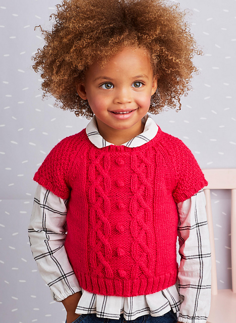 Pull à torsades manches courtes - M1722