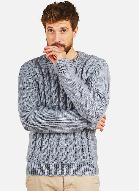 Pull à torsades - M1736