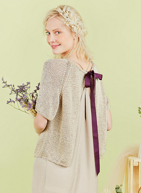 Gilet satiné manches 3/4 - M1749