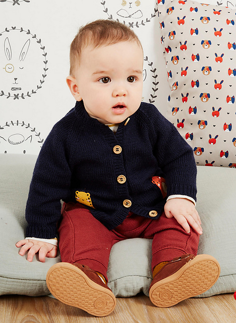 Gilet raglan col rond - M1482
