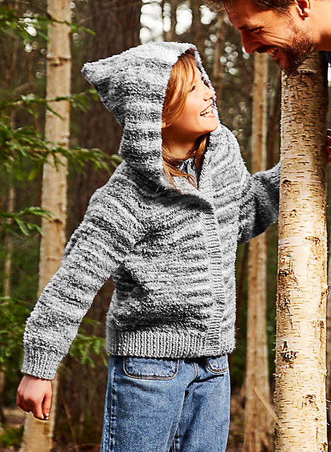 Blouson empiècement à capuche - M1513