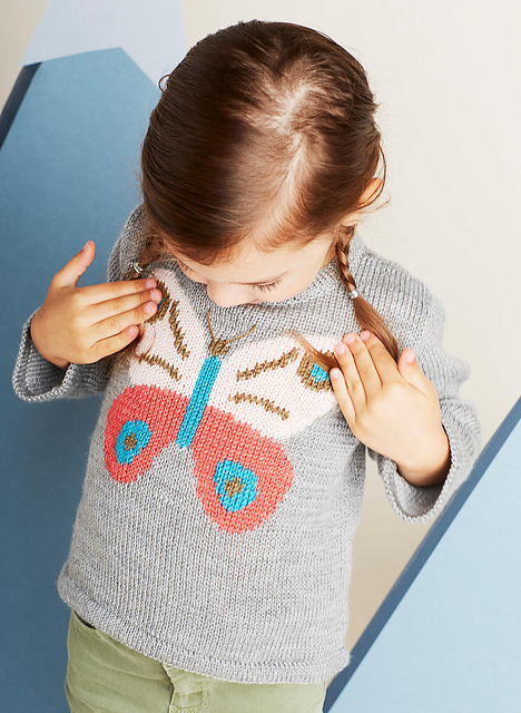 Pull motif papillon - M1552