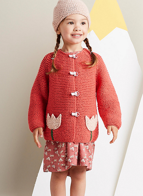 Gilet au point mousse - M1554