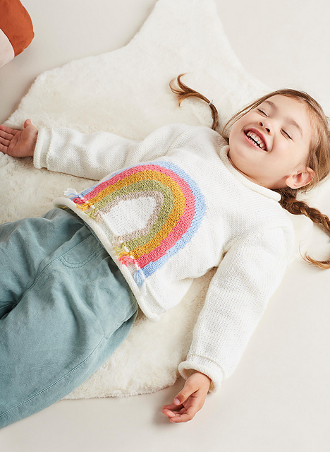 Pull motif arc-en-ciel - M1562