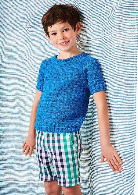 Pull raglan manches courtes - M1371