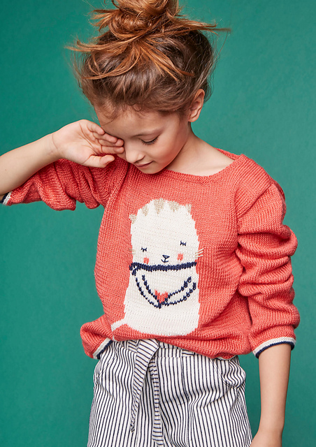 Pull à motif placé - M1165