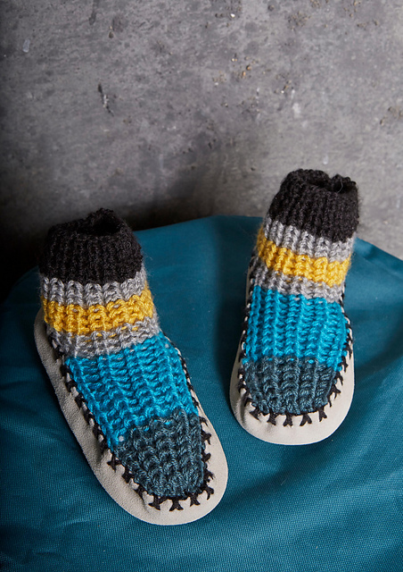 Chaussons lignés - M1175