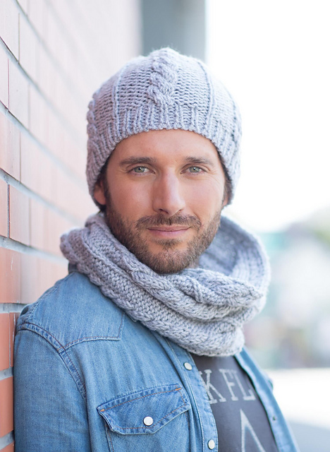 n°07B Snood gris clair - M0361