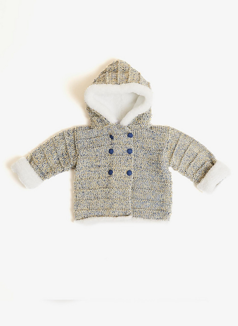 Manteau à capuche doublée - M1076