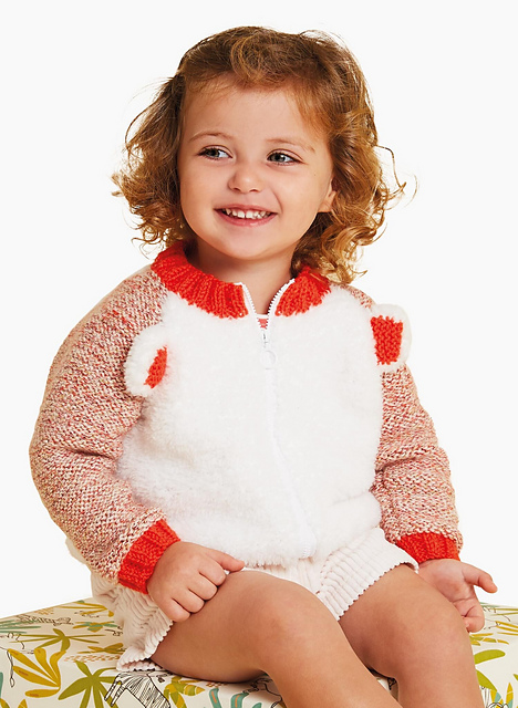 Gilet ourson zippé - M1084