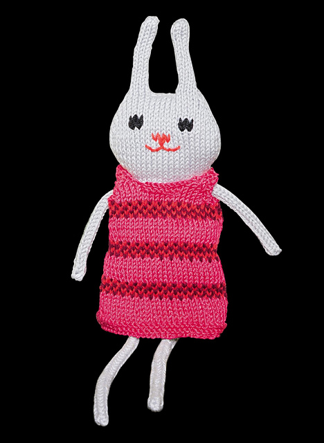 26 Doudou lapin fille - M0168