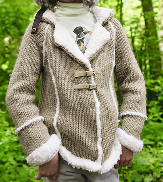 18 Blouson boucle