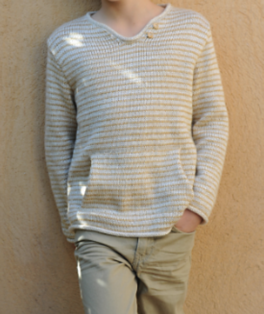 18 Pull Jacquard Poch Kangarou