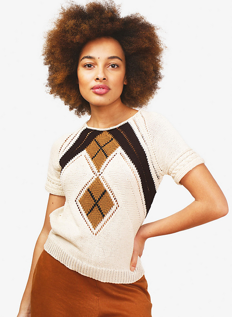 Pull été ajouré et torsadé - M1900