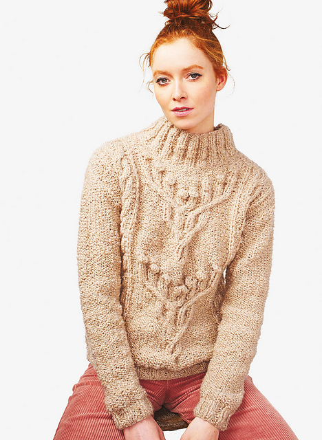 Pull motifs torsades - M1917