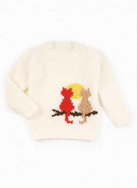 Pull jacquard chat - M1944