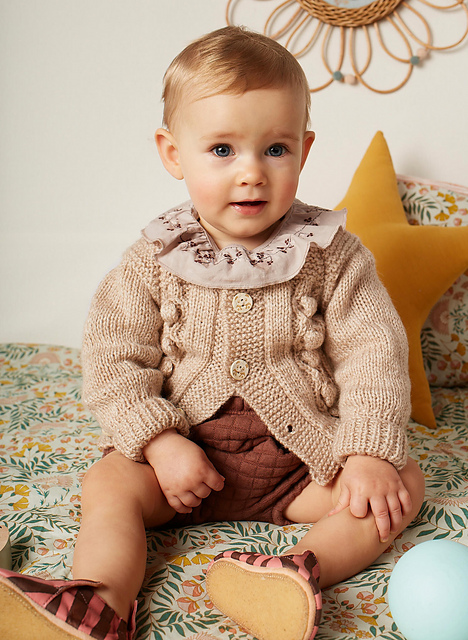 Gilet raglan à nopes - M1968