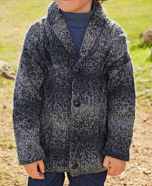 07 Veste col châle