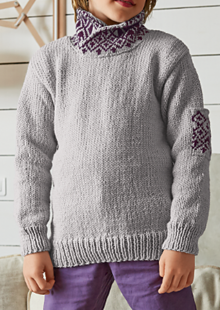09 Pull col jacquard