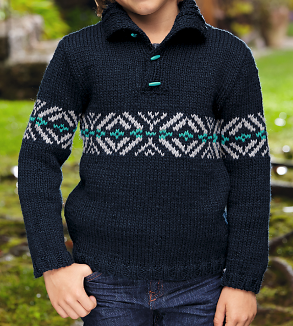 05 Pull col montant